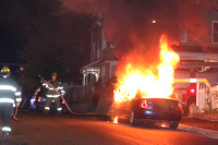 Auto fire Beacon Street Worcester, Ma
