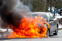 Auto Fire Leicester, MA Stafford Street 3/10/2023